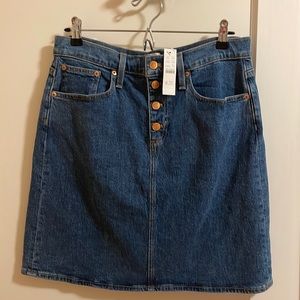 NWT J.Crew denim skirt, size 29.